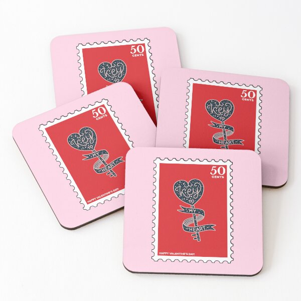 Item preview, Valentine's Day (key to my heart) stamp designed and sold by RabbitK.