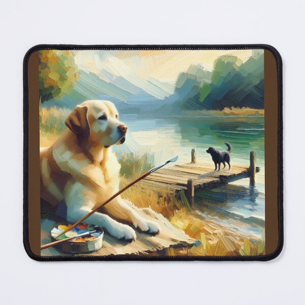 Item preview, Labrador Retriever: A Glimpse of Impressionism designed and sold by PawspectCreate.