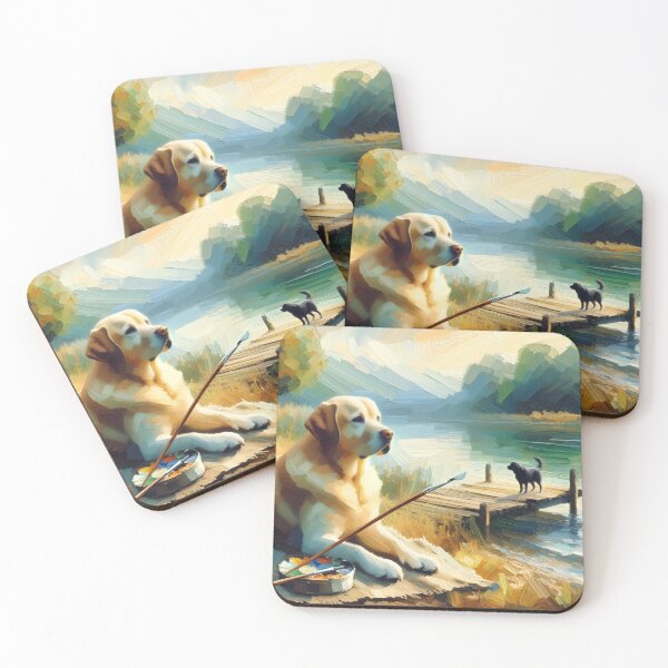 Item preview, Labrador Retriever: A Glimpse of Impressionism designed and sold by PawspectCreate.