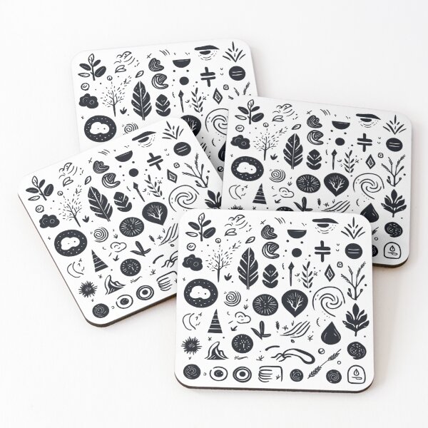 Item preview, Hand-Crafted Doodle Collection Seamless Pattern designed and sold by HecoPhoto.
