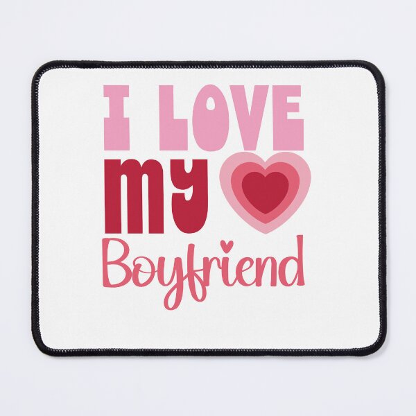 Item preview, I Love My Boyfriend - Retro Vintage, Cool Valentine Design For Boyfriends - Lovers designed and sold by Raise2Shine.