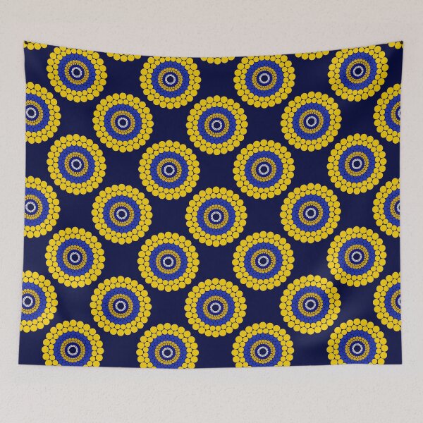 Item preview, Radiant Eye of the Salamander Polka Dot Mandala designed and sold by Triplicate Limited.