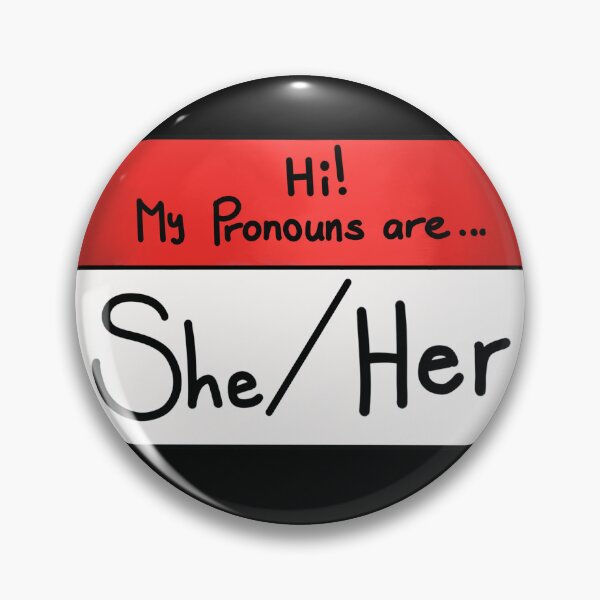 Item preview, Hi my pronouns are- She Her  designed and sold by Beelixir.