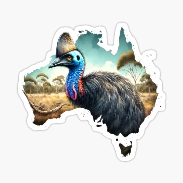 Item preview, Cassowary in Australia designed and sold by RubisLeaf.