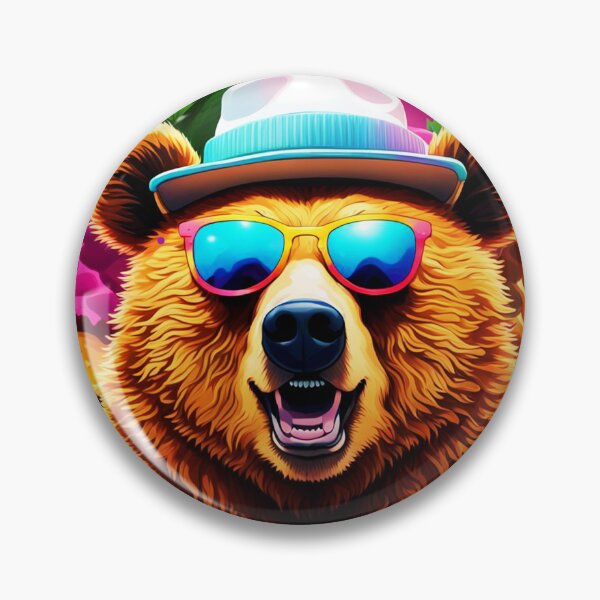 Item preview, Tripping Honeycomb Bear Dab Shatter Sticker Package designed and sold by DabGraphic.
