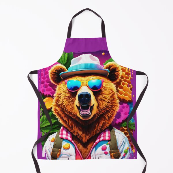 Item preview, Tripping Honeycomb Bear Dab Shatter Sticker Package designed and sold by DabGraphic.