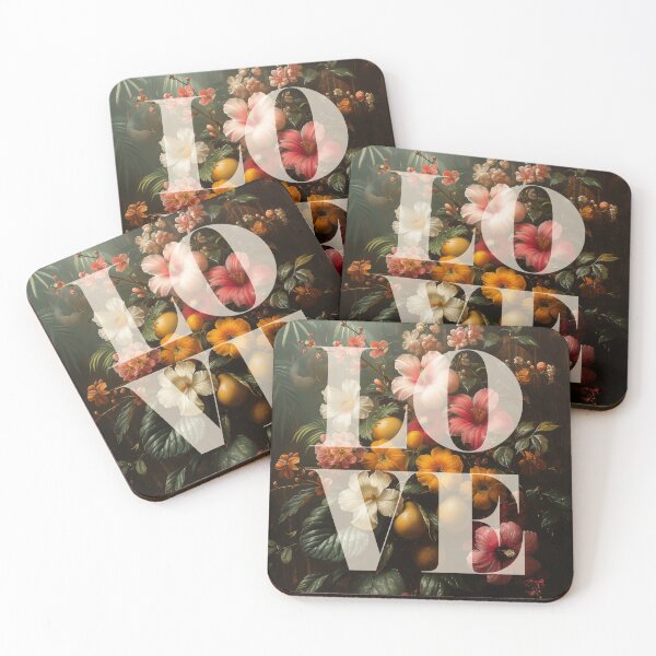 Item preview, LOVE | Tropical Maximalism designed and sold by Altered Pixels.