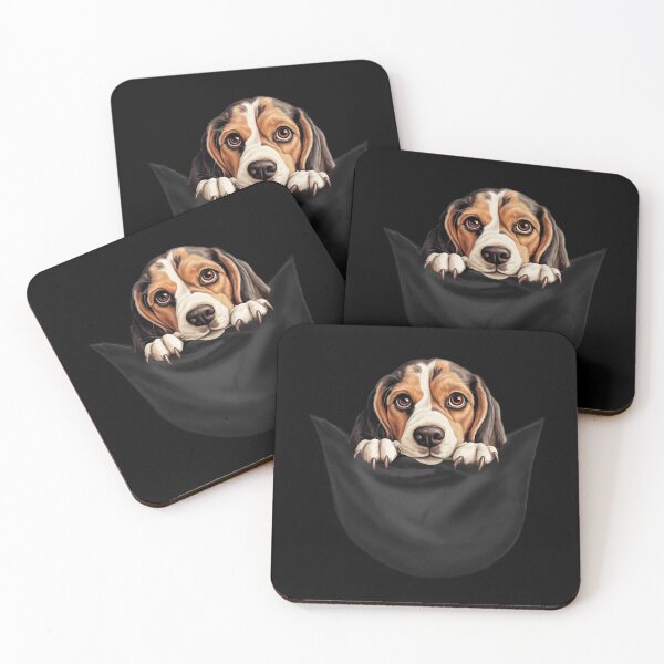 Item preview,  Dog in a Pocket Cute Beagle Puppy designed and sold by LovelyHappyGift.