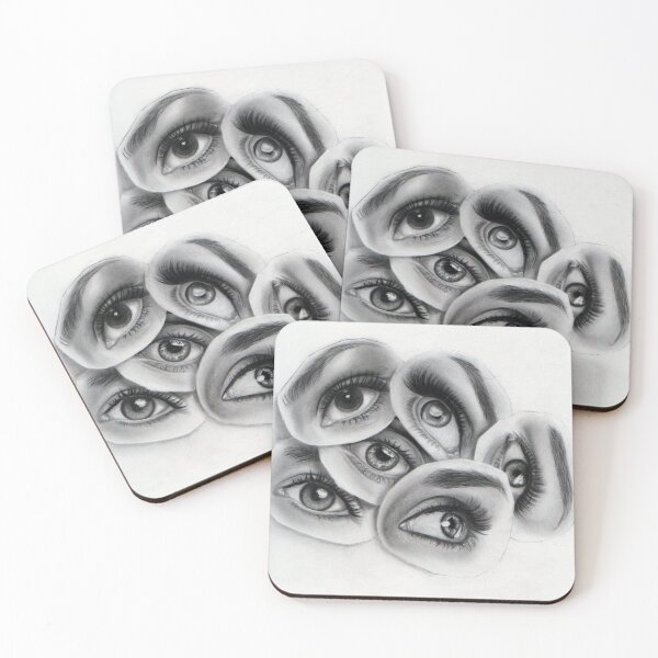 Item preview, A pile of surealistic eyes designed and sold by drawingmary.