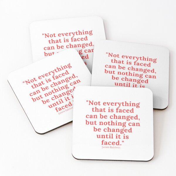 Item preview, James Baldwin: facing the unchangeable quotes designed and sold by ItsTexty.