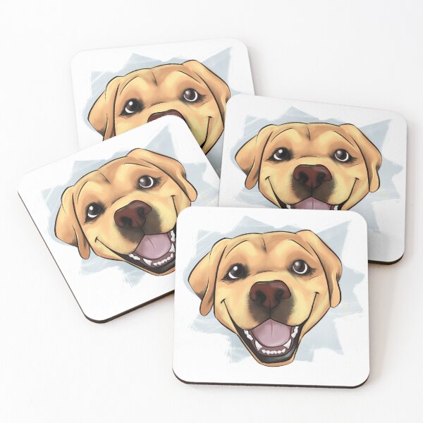 Item preview, Happy Yellow Labrador Smiling designed and sold by kboban25.