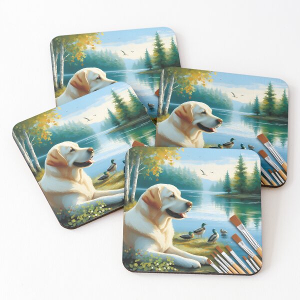 Item preview, Labrador Retriever: Embracing Impressionism designed and sold by PawspectCreate.