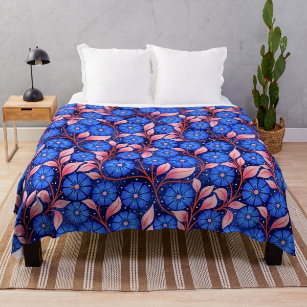 Item preview, Blue Cornflowers Pattern designed and sold by RebeccaFlaherty.