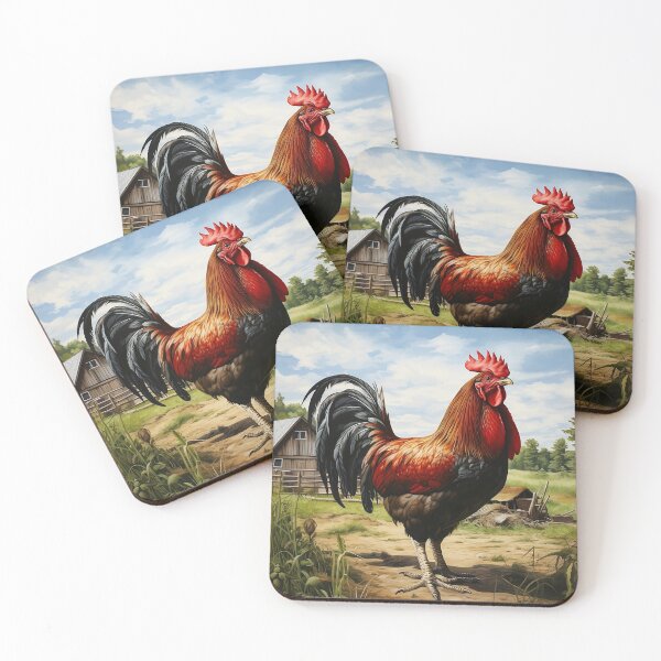 Item preview, Rooster with a blue sky designed and sold by CountinStars.