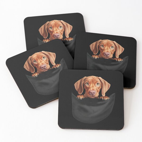 Item preview, Dog in a Pocket Cute Vizsla Puppy designed and sold by LovelyHappyGift.