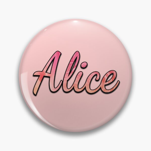 Item preview, Alice Personalized Name Birthday Tag Family Name Alice Girl Custom Name First Name Last Name  designed and sold by HalloweenGift.