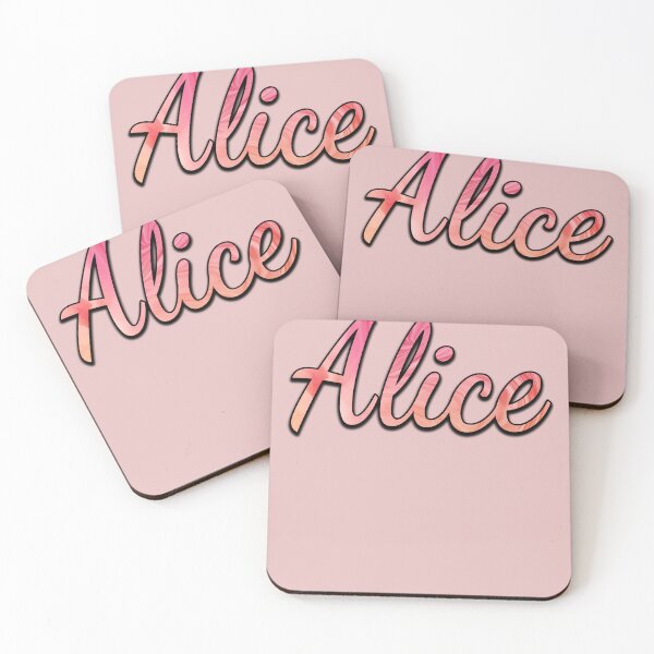 Item preview, Alice Personalized Name Birthday Tag Family Name Alice Girl Custom Name First Name Last Name  designed and sold by HalloweenGift.