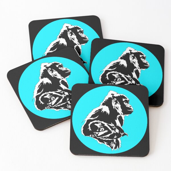 Item preview, Mother Gorilla with Baby | Gift for New Mother designed and sold by Marian Murdoch.