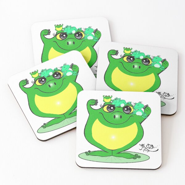 Item preview, Happy frogs  designed and sold by Shirley cute art .