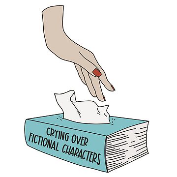Vorschaubild zum Design Crying over fictional characters Book Tissue Box von BlushingLumi