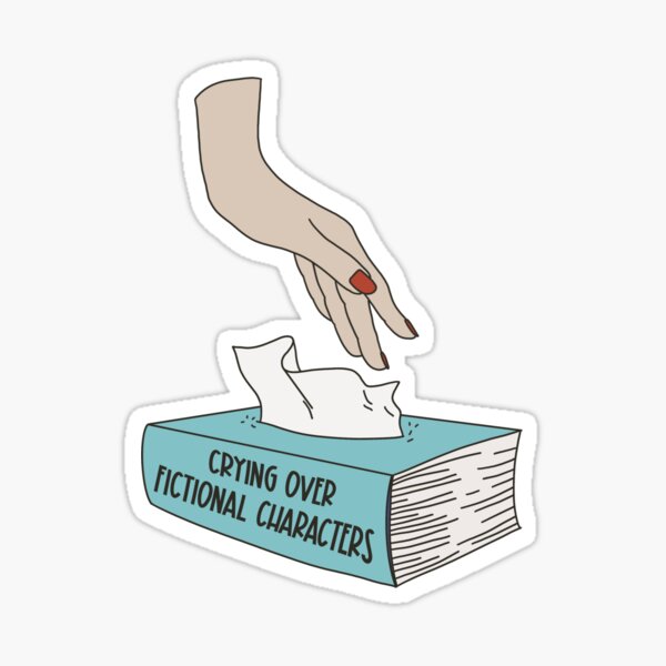 Artikel-Vorschau von Crying over fictional characters Book Tissue Box, designt und verkauft von BlushingLumi.