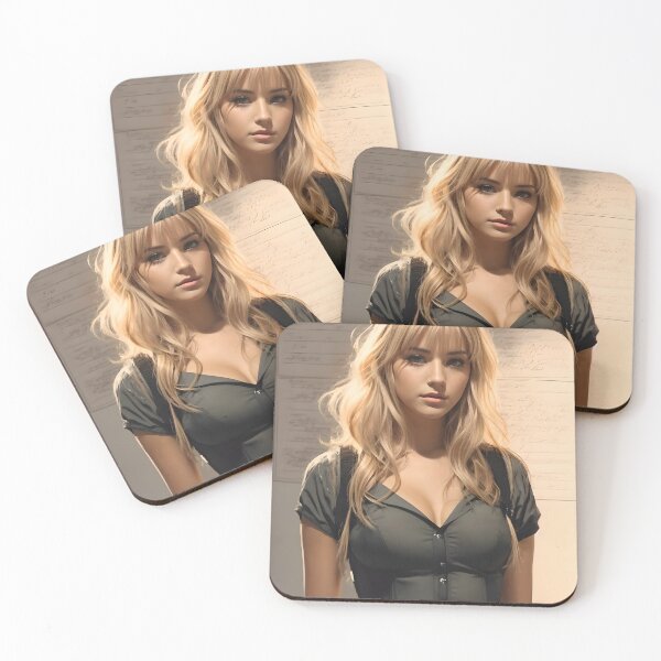 Item preview, Enigma Wanderlust ` A Journey Beckons - mysterious blonde girl character, many items designed and sold by naivnoia.