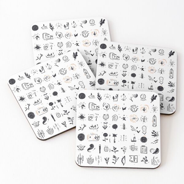 Item preview, Eclectic Doodle Art Seamless Pattern designed and sold by HecoPhoto.