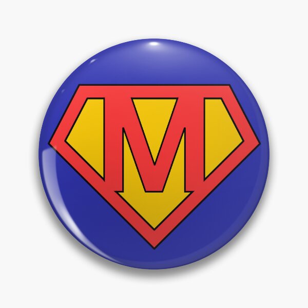 Item preview, Letter M | Super Letter | Red and Yellow designed and sold by Christiana-Art.
