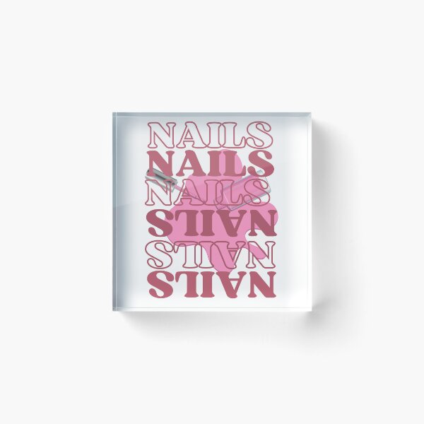 Item preview, Funny Pink Nails For Nail Artists  designed and sold by Design 91maji.