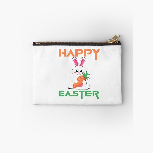 Item preview, Ilustración de la etiqueta engomada del conejito del día de Pascua feliz designed and sold by MasterDesgn.