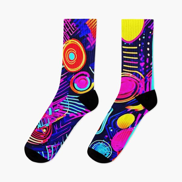 Item preview, Vivid Neon Abstract Pattern designed and sold by Health And Fitness Posts e-Store.