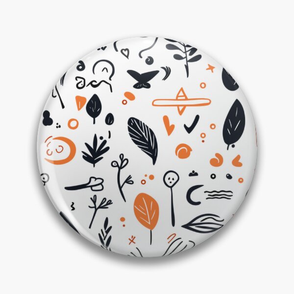 Item preview, Modern Abstract Botanical and Geometric Pattern designed and sold by HecoPhoto.