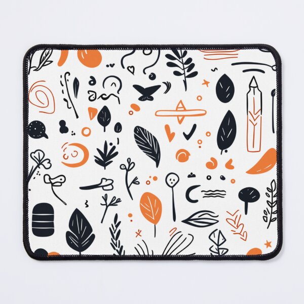 Item preview, Modern Abstract Botanical and Geometric Pattern designed and sold by HecoPhoto.