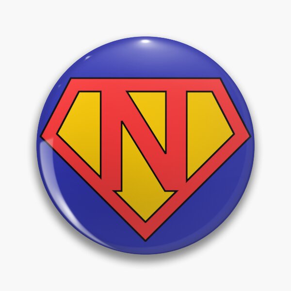 Item preview, Letter N | Super Letter | Red and Yellow designed and sold by Christiana-Art.