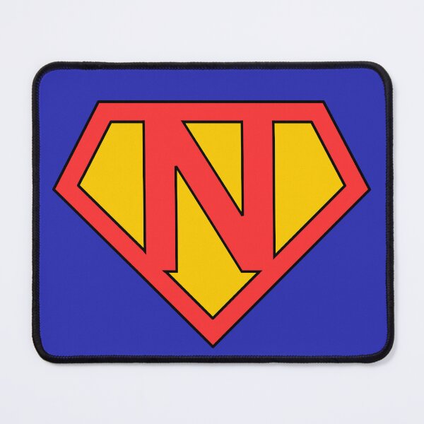 Item preview, Letter N | Super Letter | Red and Yellow designed and sold by Christiana-Art.