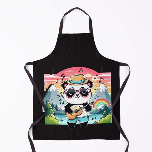 Item preview, Musical panda bear in the mountains. designed and sold by moni0490.