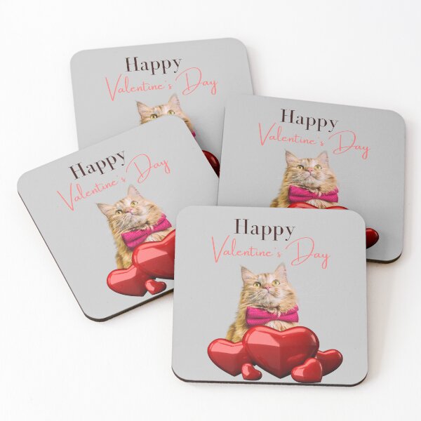 Item preview, Happy Valentine's day _ cats designed and sold by Jemsruk.