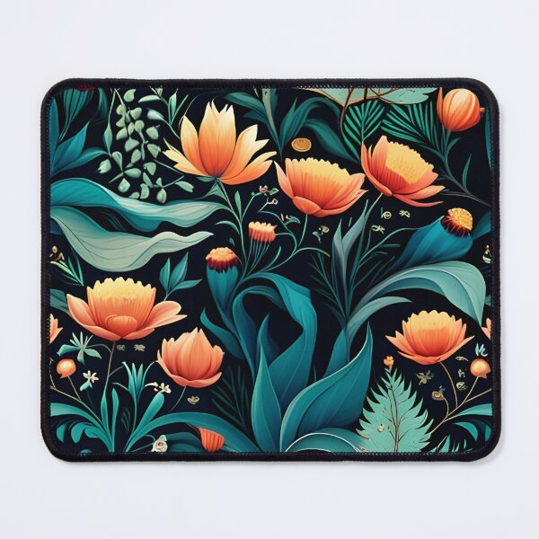 Item preview, Floral Pattern with Copper Flowers designed and sold by CBuist.