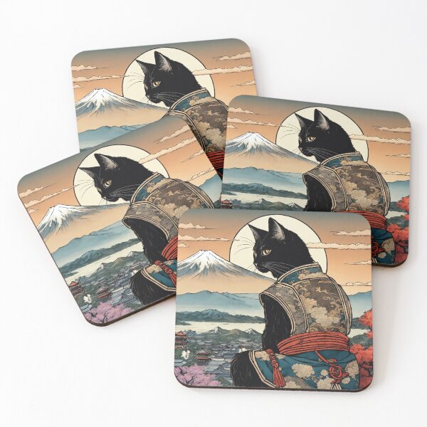 Item preview, Japanese Samurai is enjoying the mounty fuji scenery designed and sold by Magical-bear.