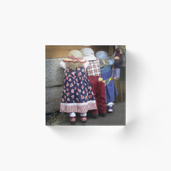 1709 Naughty corner Acrylic Block