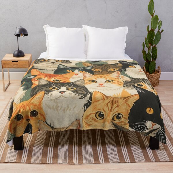 Item preview, Tiled Cat Pattern designed and sold by dcrc.