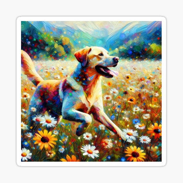 Item preview, Labrador Retriever: A Splash of Inspiration designed and sold by PawspectCreate.