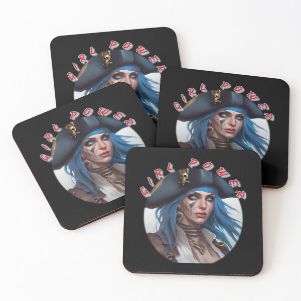 Item preview, Girl power, blue eyed pirate wench, a strong women designed and sold by sailorsam1805.
