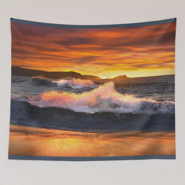 Item preview, Fistral Beach Sunset Waves designed and sold by Alisonchambers2.