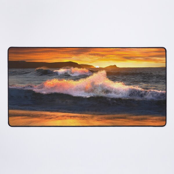 Item preview, Fistral Beach Sunset Waves designed and sold by Alisonchambers2.