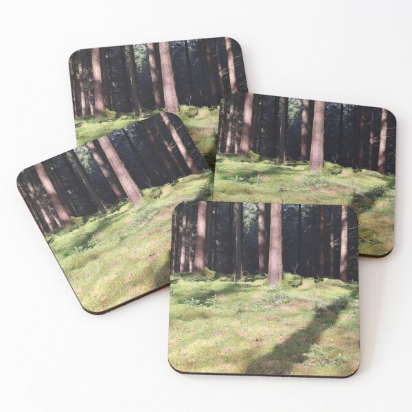 Item preview, Conifer forest in sunlight with Moss designed and sold by Pawsitive2Print.