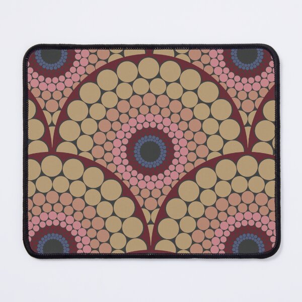 Item preview, Radiant Royal Circle Dot Mandala Scallop designed and sold by Triplicate Limited.