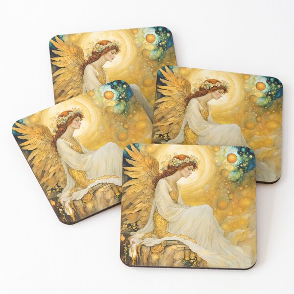 Item preview,  Golden Guardian Angel designed and sold by PyxieZen.