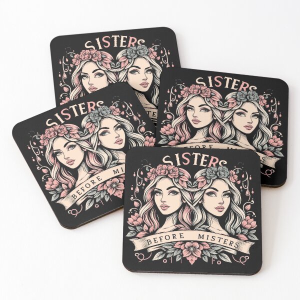 Item preview, Sisters before Misters girlfriends gift designed and sold by Pineapple-Tree.