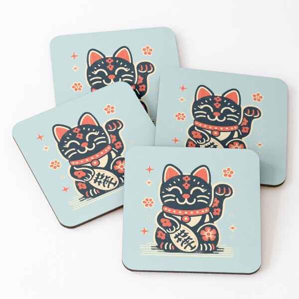 Item preview, maneki neko 1 designed and sold by MissKaffeina.